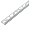 Winkelprofil DUROSOL Aluminium pulverbeschichtet Salt‘n‘pepper weiß 11mm 250cm