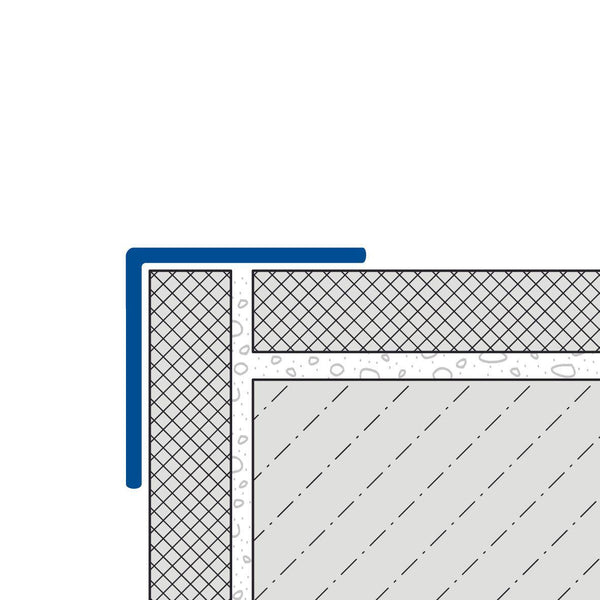 Kantenschutzprofil DURAGARD WP Edelstahl (V2A/304) gebürstet mit Schutzfolie 50mm 250cm