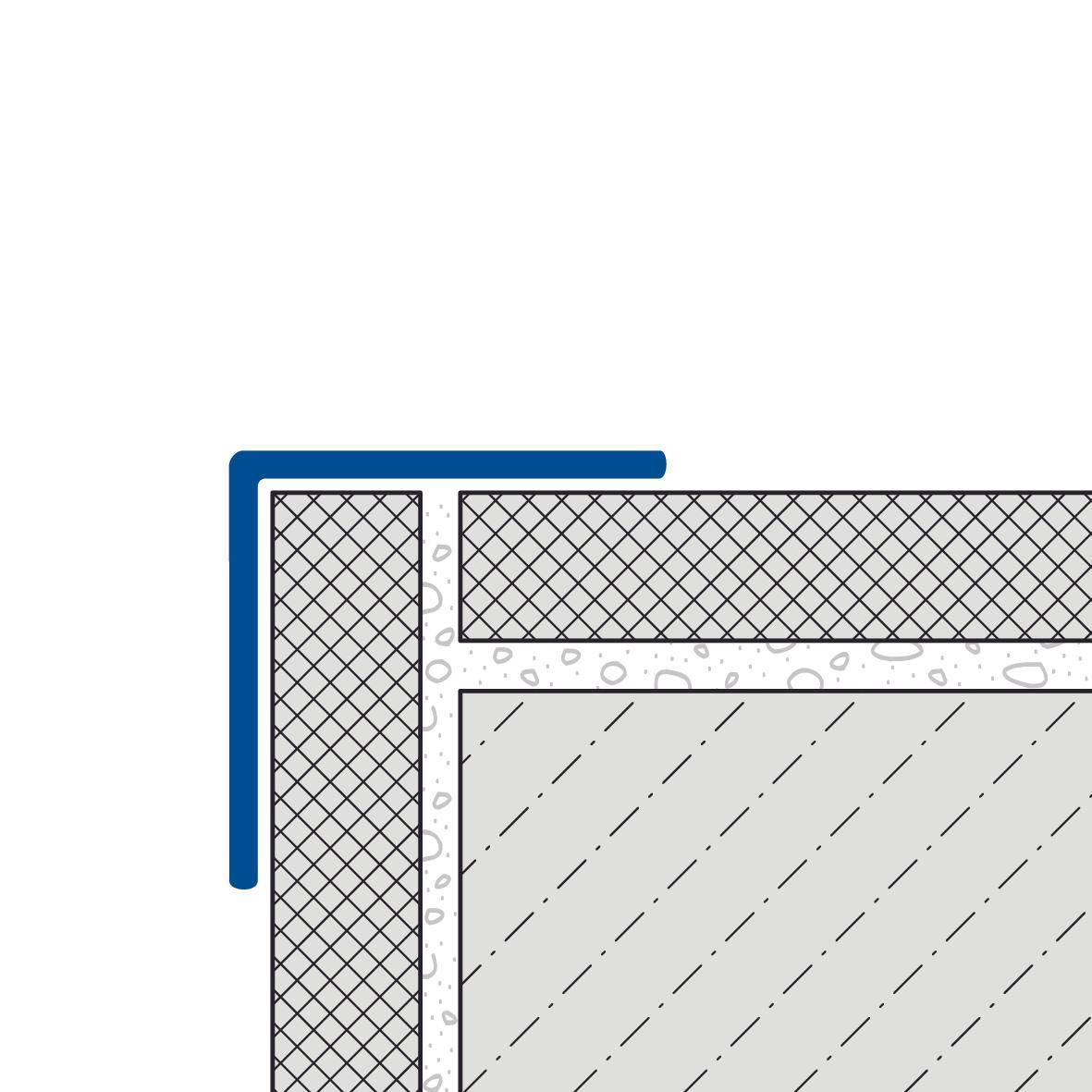 Kantenschutzprofil DURAGARD WP Edelstahl (V2A/304) gebürstet mit Schutzfolie 50mm 250cm