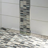 Duschrinne Rost "Square" XFLAT-LINE PVC poliert 55mm 90cm